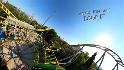 Allou Fun Park Loop It Rollercoaster 360 VR POV Onride YouTube