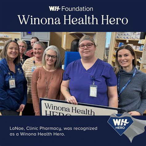 Congratulations LaNae For Being Honored As A Winona Health HERO