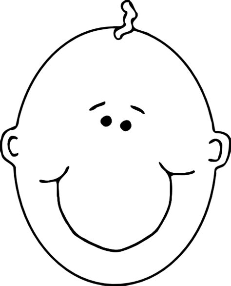 Boy Face Pic Outline - ClipArt Best