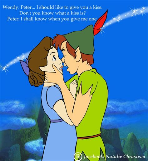 Peter And Wendy And Their First Kiss By Natportman On Deviantart