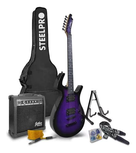 Paquete Guitarra Electrica Jethro Series By Steelpro 039 Sk