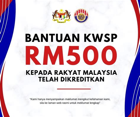 Bantuan KWSP RM500 Kepada Rakyat Malaysia Telah Dikreditkan Senarai