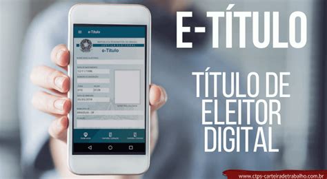 e Título Como fazer o Título de Eleitor Digital Baixe Agora o