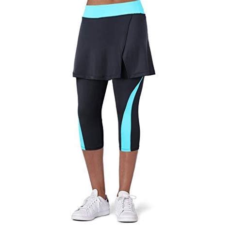 Anivivo Women Tennis Legging Skirted Capri Leggings Tennis Pants For