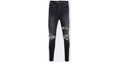 Amiri Mx1 Jeans Grey In Gray Lyst