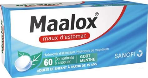 Prix De Maalox Maux D Estomac Cpr Croq B Sanofi Aventis France