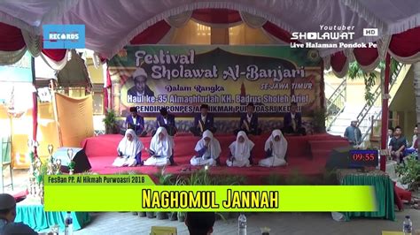 Naghomul Jannah Seleksi Fesban Pp Al Hikmah Purwoasri Youtube