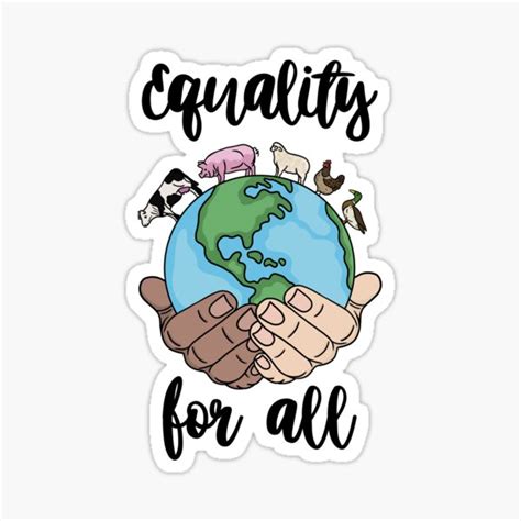 Equality For All Sticker For Sale By Nicoleharvey Redbubble