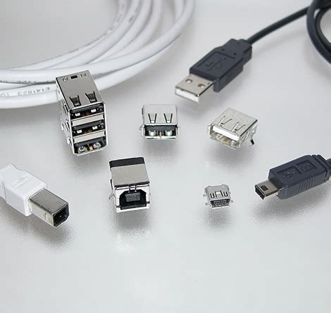 Types Of Usb Connectors Plug And Play Te Connectivity