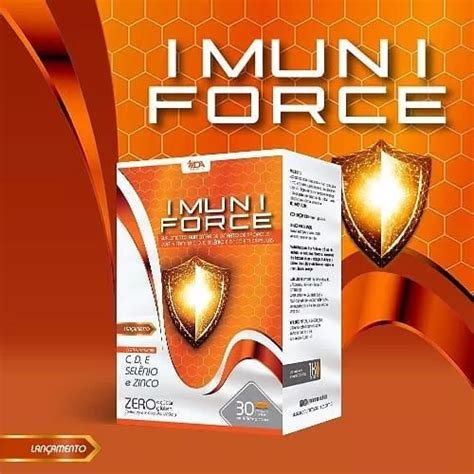 Immuni Force Vitaminas C D E selenio y zinc 30 cápsulas MercadoLibre