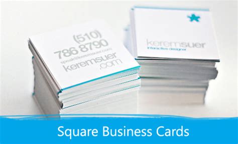 Custom Square Business Cards Printing & Design | Print Depot