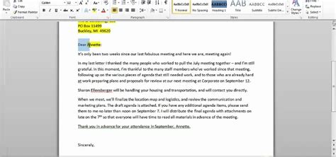 How to Create a simple letter with the Mail Merge in Microsoft Word ...