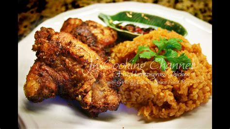 Jn Fried Lemongrass Chicken With Garlic Tomato Sauce Fried Rice Youtube