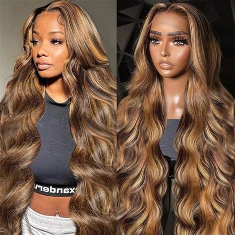 Amazon Lemoda 13x6 Full Lace Frontal Wig 180 Density Highlight