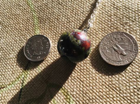 Dragon Bloodstone Necklace/pendant dragon - Etsy Canada