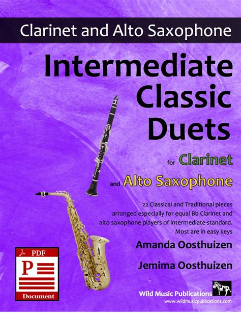 Intermediate Classic Duets for Clarinet and Alto Saxophone Download