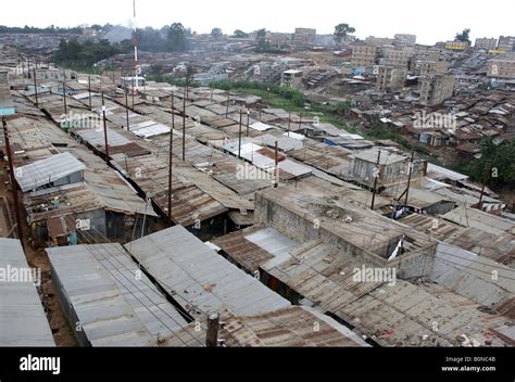 Slum Mathare Valley One Of The Most Notorious Slums In Nairobi Stock