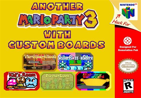 Antoher Mario Party 3 With Custom Boards Rom Nintendo 64 Game