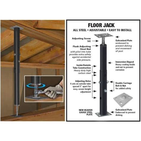 Basement Floor Jack Post Flooring Ideas