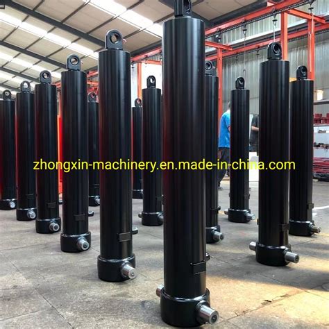 Multistage Hydraulic Cylinder For Trailers Can Lift 55tons Front End Telescopic Hydraulic