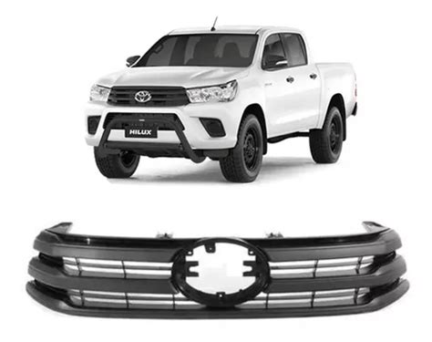 Grade Dianteira Toyota Hilux Srv 2016 2017 2018 Preta Parcelamento