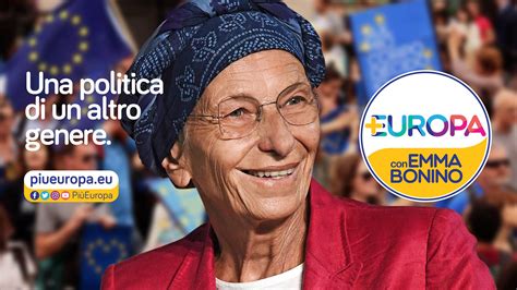 Presentato Il Simbolo Della Lista Pi Europa Con Emma Bonino