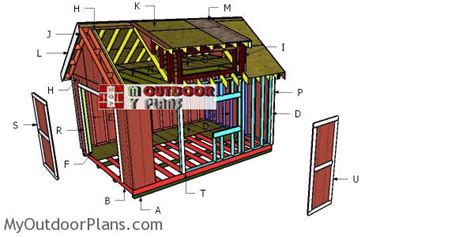 12x16 Shed Dormer Plans | PDF Download