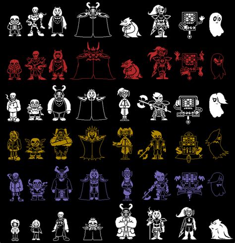 Undertaleau Custom Main Characters Sprites By Atoxic Toxicity On