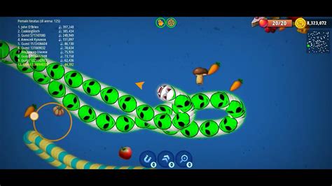 Worms Zone Cara Bermain Game Terbaru Bertemu Cacing Besar Worms Zone