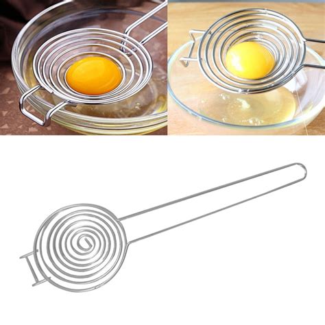 Fusipu Egg Separator Egg Yolk White Separator Stainless Steel Egg White