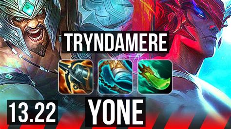 TRYNDA Vs YONE TOP 8 Solo Kills 1 5M Mastery Legendary 600