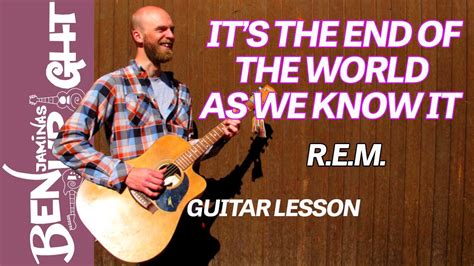 Its The End Of The World As We Know It Rem Guitar Lesson Youtube