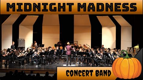 Midnight Madness Cmms Concert Band 2022 Fall Concert 4k Youtube