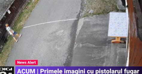 Primele imagini cu pistolarul fugar din Gorj căutat de poliție după ce