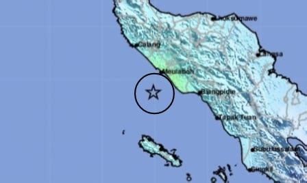 Gempa Berkekuatan Magnitudo Guncang Pantai Selatan Meulaboh Tidak