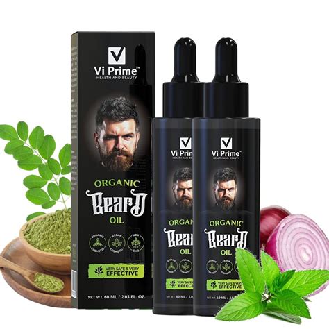 Buy Vi Prime Health And Beauty Beard Growth Oil Organic Beard Growth