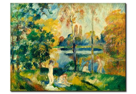 Art Reproduction Paysage Avec Baigneuses Pierre Auguste Renoir