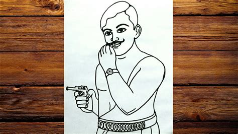 Chandra Shekhar Azad Drawing Youtube