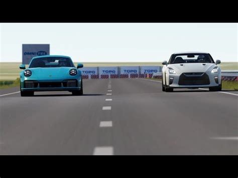 Porsche 911 turbo s 21 vs nissan gt r 17 at palanga circuit – Artofit