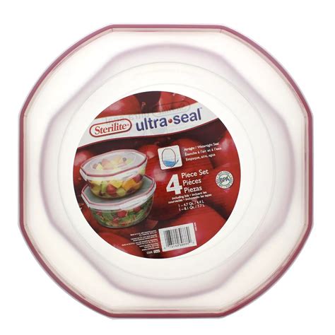 Sterilite Ultra Seal Clear Bowl Set Shop Food Storage At H E B