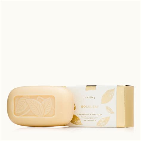 Thymes Goldleaf Bar Soap Castles And Cottages Ciao Bella Boutique