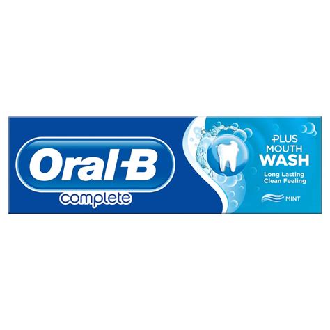 Oral B Complete Toothpaste Plus Mouthwash Dental Care Bandm