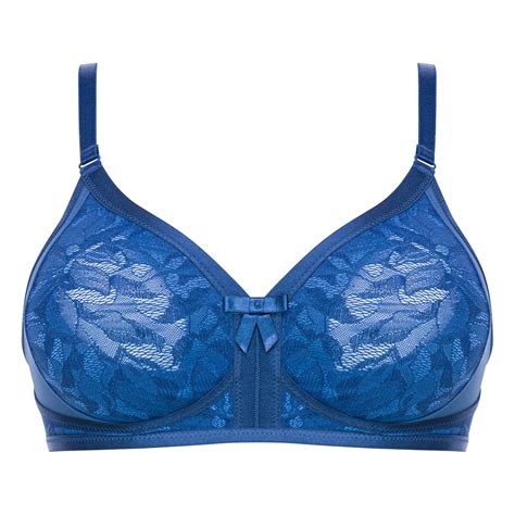 Soutien Gorge Sans Armatures Bleu Marine Ideal Beauty Lace Playtex