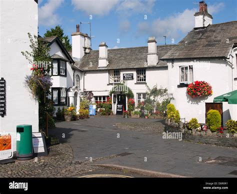 Hawkshead Village In The Lake District England Uk Is A Natural Goal