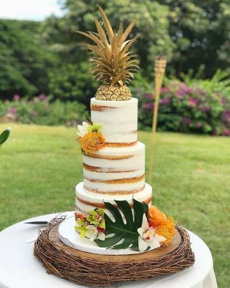 Tropical Wedding Cakes Arabia Weddings