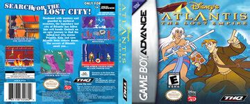 Atlantis The Lost Empire Gba The Cover Project