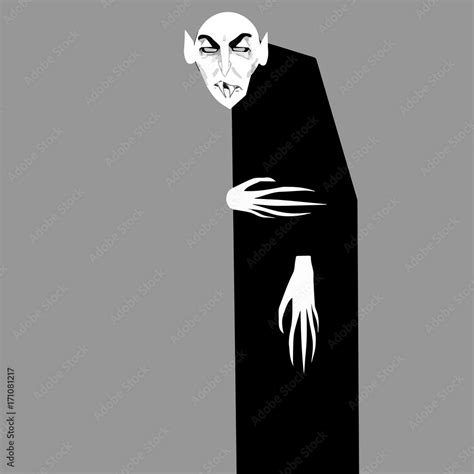 Illustration Of The Famous Vampire Nosferatu Stock Illustration Adobe