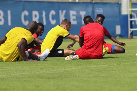 Pictorial Uganda Cranes Training On Friday In Abu Dhabi Fufa