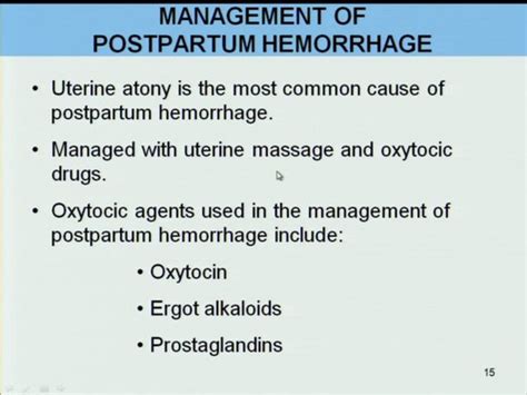 Pregnancy Postpartum Hemorrhage Flashcards Quizlet