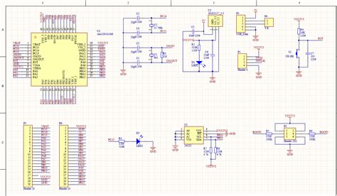 自绘f103c8t6原理图 Stm32 8